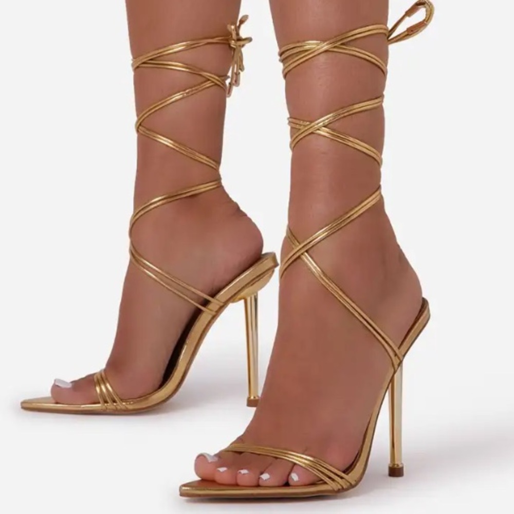 Gold sandal new